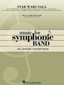 HAL LEONARD STAR Wars Saga Concert Band Level 4 Score & Parts By John Williams