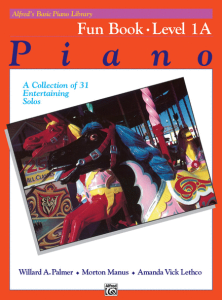 ALFRED ALFRED'S Basic Piano Library Piano Fun Book Level 1a