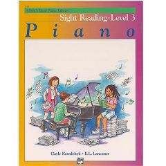 ALFRED ALFRED'S Basic Piano Library Piano Sight Reading Book Level 3