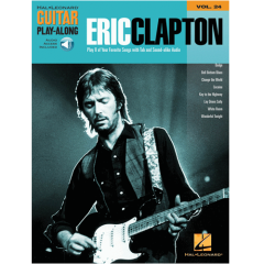 HAL LEONARD GUITAR Play-along Eric Clapton Play 8 Favorite Songs With Sound-alike Cd