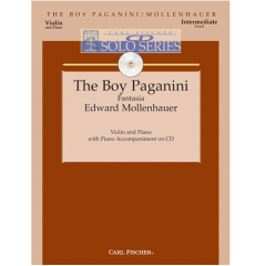CARL FISCHER MOLLENHAUER The Boy Paganini For Violin & Piano With Accompaniment Cd