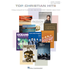 HAL LEONARD TOP Christian Hits Arranged For Easy Piano 2nd Edition