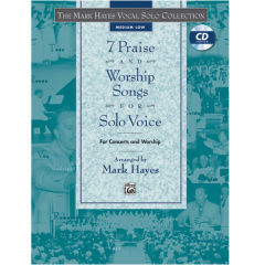 ALFRED 7 Praise & Worship Songs For Medium Low Voice Cd Included
