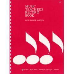 BASTIEN PIANO MUSIC Teachers's Record Book By Jane Bastien