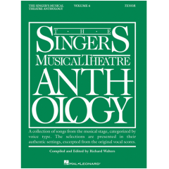 HAL LEONARD THE Singer's Musical Theatre Anthology Volume 4 Tenor