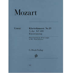 HENLE MOZART Piano Concerto In A Major K488 Piano Reduction