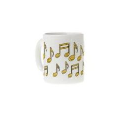 AIM GIFTS MUG With Yellow Happy Notes, White