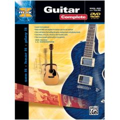 ALFRED ALFRED'S Max Learn To Play Guitar Complete Book & Dvd