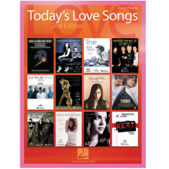 HAL LEONARD TODAY'S Love Songs 2nd Edition Arranged For Easy Piano