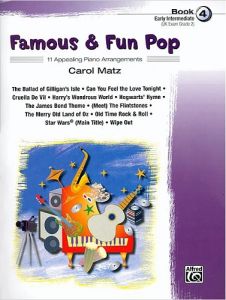 ALFRED FAMOUS & Fun Pop Book 4 Arranged By Carol Matz