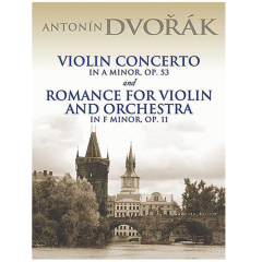 DOVER PUBLICATION DVORAK Violin Concerto & Romance For Violin & Orchestra Full Score