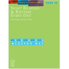 FJH MUSIC COMPANY SIGHT Reading & Rhythm Every Day Book 4a