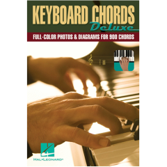 HAL LEONARD KEYBOARD Chords Deluxe Full Color Photos & Diagrams For 900 Chords
