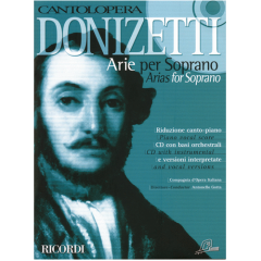 HAL LEONARD DONIZETTI Arias For Soprano Includes Accompaniment Cd