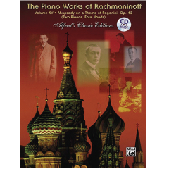 ALFRED THE Piano Works Of Rachmaninoff Volume 15 Rhapsody On A Theme Of Paganini W/cd