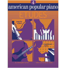 NOVUS VIA MUSIC CHRISTOPHER Norton American Popular Piano Etudes Level 4