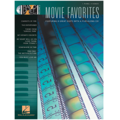 HAL LEONARD PIANO Duet Play Along Movie Favorites 8 Great Duets With Play Along Cd