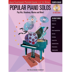 WILLIS MUSIC JOHN Thompson's Popular Piano Solos Fourth Grade Book/audio