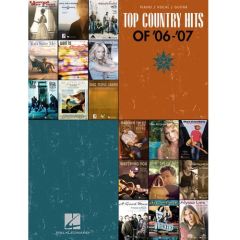 HAL LEONARD TOP Country Hits Of 06-07 Piano Vocal Guitar