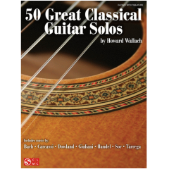 CHERRY LANE MUSIC 50 Great Classical Guitar Solos By Howard Wallach Guitar With Tab