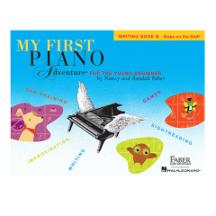 FABER MY First Piano Adventure Writing Book B Steps On The Staff