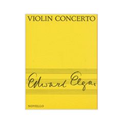 NOVELLO ELGAR Violin Concerto Opus 61 For Violin & Orchestra (piano Reduction)
