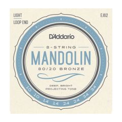 D'ADDARIO EJ62 Mandolin 80/20 Bronze String Set