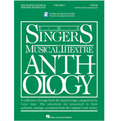 HAL LEONARD THE Singer's Musical Theatre Anthology Volume 4 Tenor With 2 Cds
