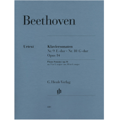 HENLE BEETHOVEN Piano Sonatas Opus 14 No 9 In E Major & No 10 In G Major
