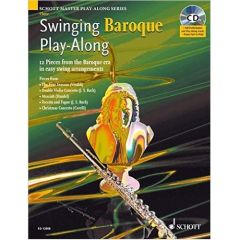 SCHOTT SWINGING Baroque Play Along Easy Swing Arrangements For Flute & Playalong Cd