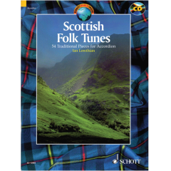 SCHOTT SCOTTISH Folk Tunes 54 Traditional Pieces For Accordion Cd Included