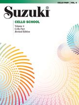 SUZUKI CELLO School Cello Part Volume 4 International Edition
