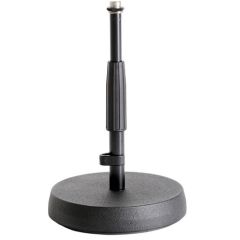 KOENIG & MEYER 23325-BLACK | Short Table/floor Stand W/ Round Base | Height 217-347 Mm
