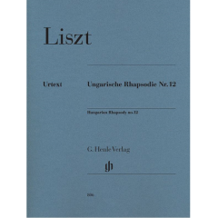 HENLE LISZT Hungarian Rhapsody No 12 For Piano Urtext