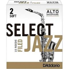SELECT JAZZ SELECT Jazz Alto Saxophone Reeds #2 Soft Filed (individual, Single Reed Price)