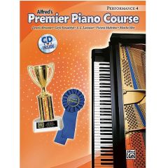 ALFRED PREMIER Piano Course Performance 4 Book With Cd