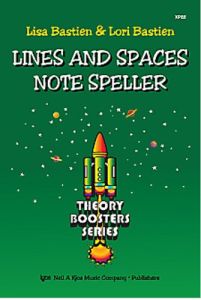 BASTIEN PIANO BASTIEN Theory Boosters Series Lines & Spaces Note Speller