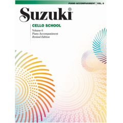 SUZUKI SUZUKI Cello School Piano Accompaniments Volume 6 Revised