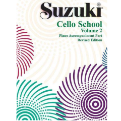 SUZUKI SUZUKI Cello School Piano Accompaniment Volume 2 Revised Edition