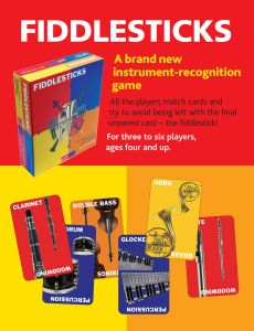 MUSIC SALES AMERICA FIDDLESTICKS - A Brand New Instrument-recognition Game