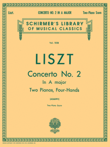 G SCHIRMER LISZT Concerto No.2 In A For Piano Duet Edited By Rafael Joseffy