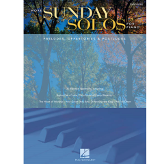 HAL LEONARD MORE Sunday Solos For Piano Preludes Offertories & Postludes