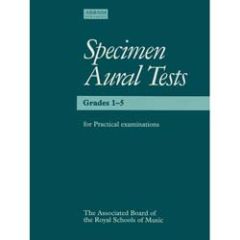ABRSM PUBLISHING ABRSM Specimen Aural Tests Grades 1-5 For Practical Examination