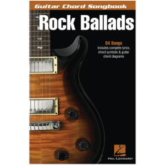 HAL LEONARD GUITAR Chord Songbook Rock Ballads 54 Songs With Lyrics & Chords