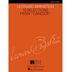 BOOSEY & HAWKES LEONARD Bernstein 10 Selections From Candide For 1 Piano 4 Hands