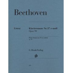 HENLE BEETHOVEN Piano Sonata In E Minor Opus 90