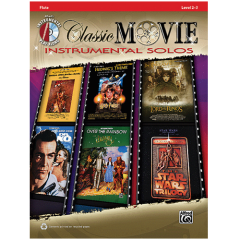 ALFRED INSTRUMENTAL Play Along Classic Movie Instrumental Solos Flute