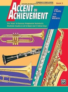 ALFRED ACCENT On Achievement Book 3 For Combined Percussion
