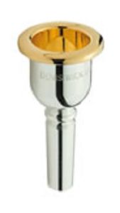 DENIS WICK #9BS Gold-plated Medium Bore Trombone Mouthpiece