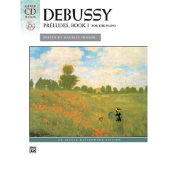 ALFRED DEBUSSY Preludes Book 1 For Piano Edited Maurice Hinson Cd Included